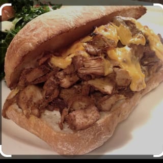 Veggie Jackfruit Cheesesteak