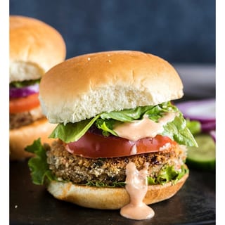 Tikka and Masala Veggie Burger