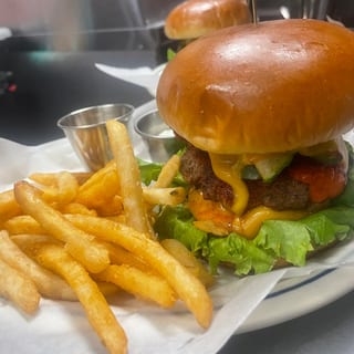 Chicken Tikka Masala Burger